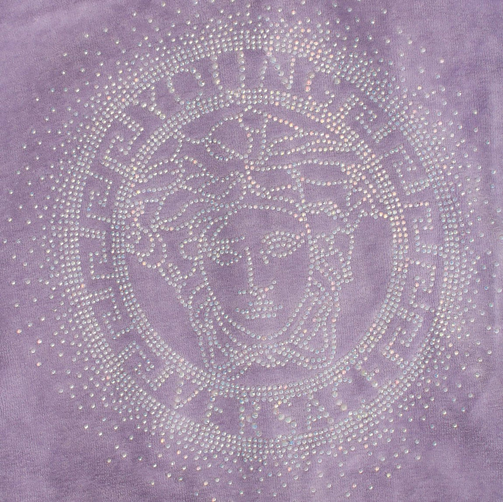 Young Versace Girls' Velour Jogging Set in lilac – view 3 of 4
