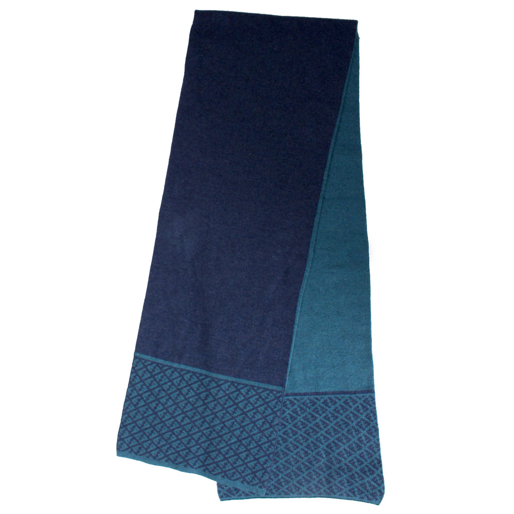 Fendi | FF Logo Blue Scarf