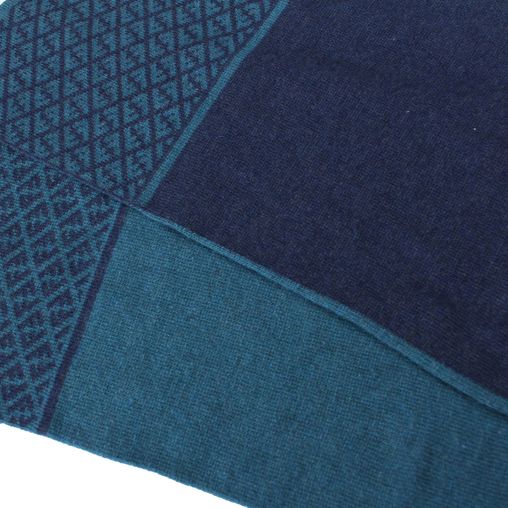 Fendi | FF Logo Blue Scarf
