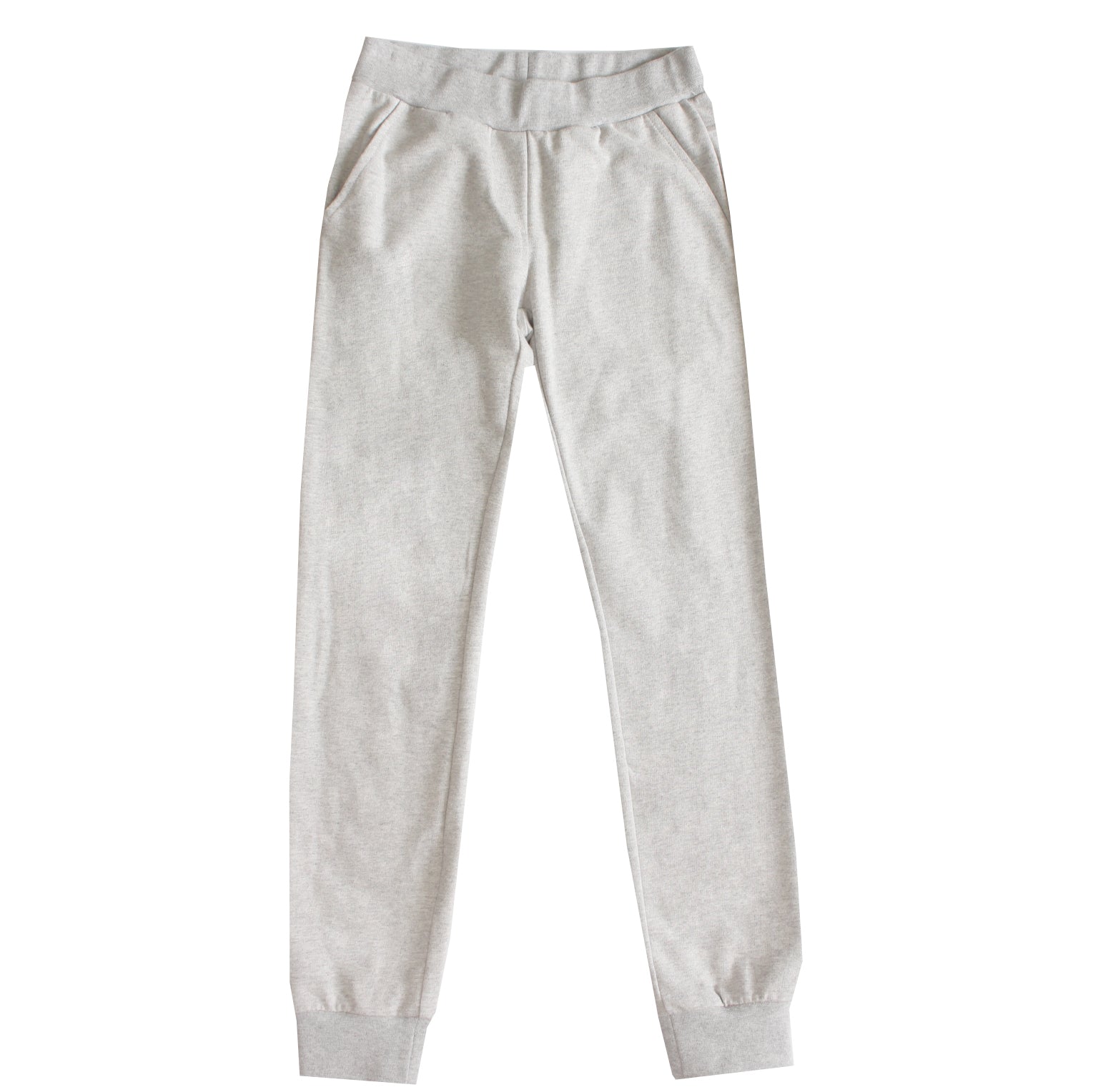 Fendi Girls Sweatpants with logo in grey – view 2 of 2