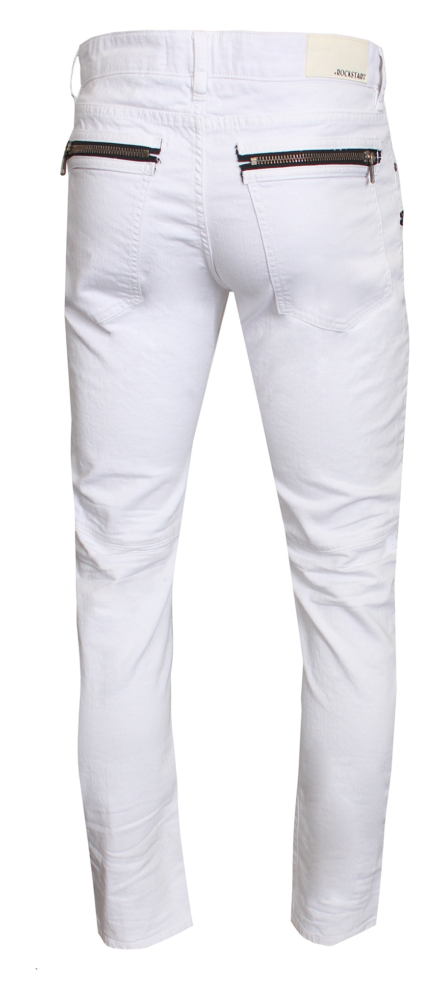 Bokha Biker Denim| White