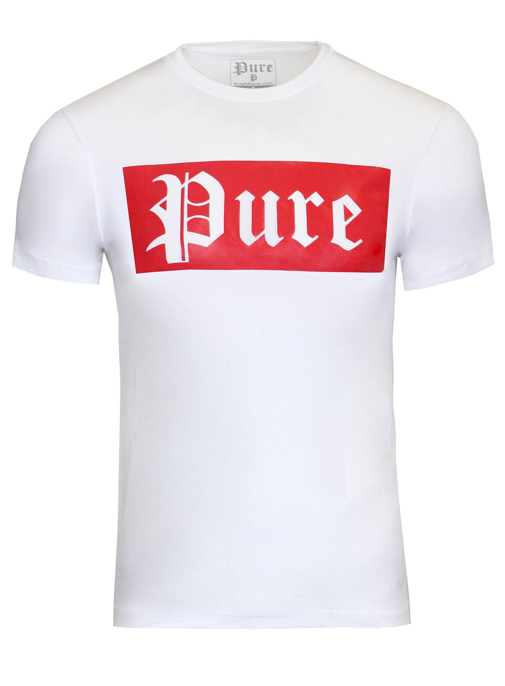 Pure Logo Tee in white and red – view 1 of 1