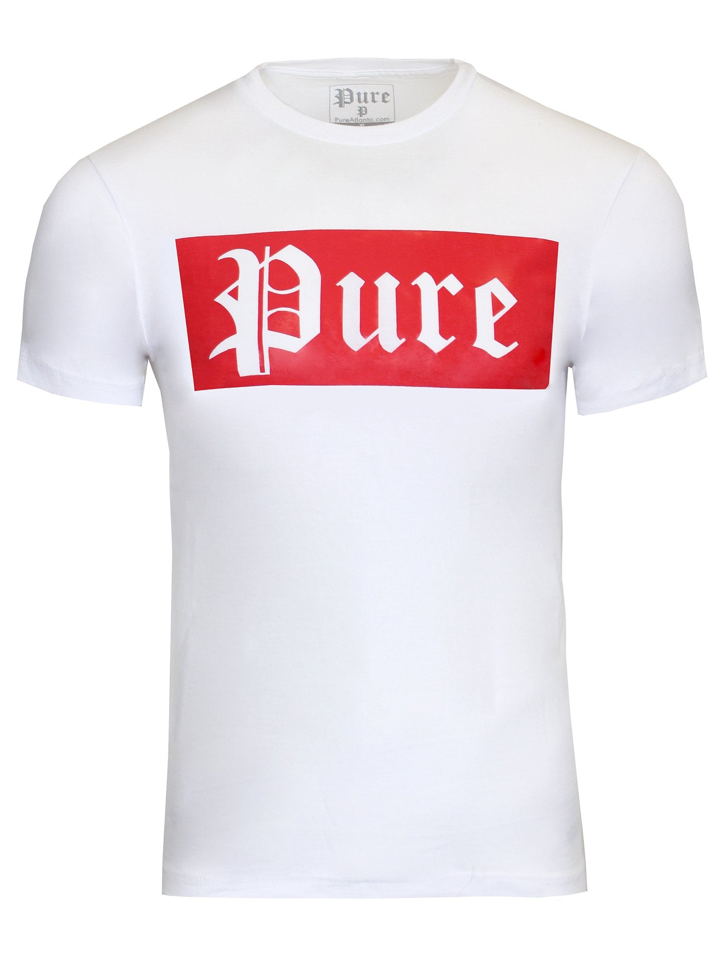 Pure Logo Tee in white and red – view 1 of 1