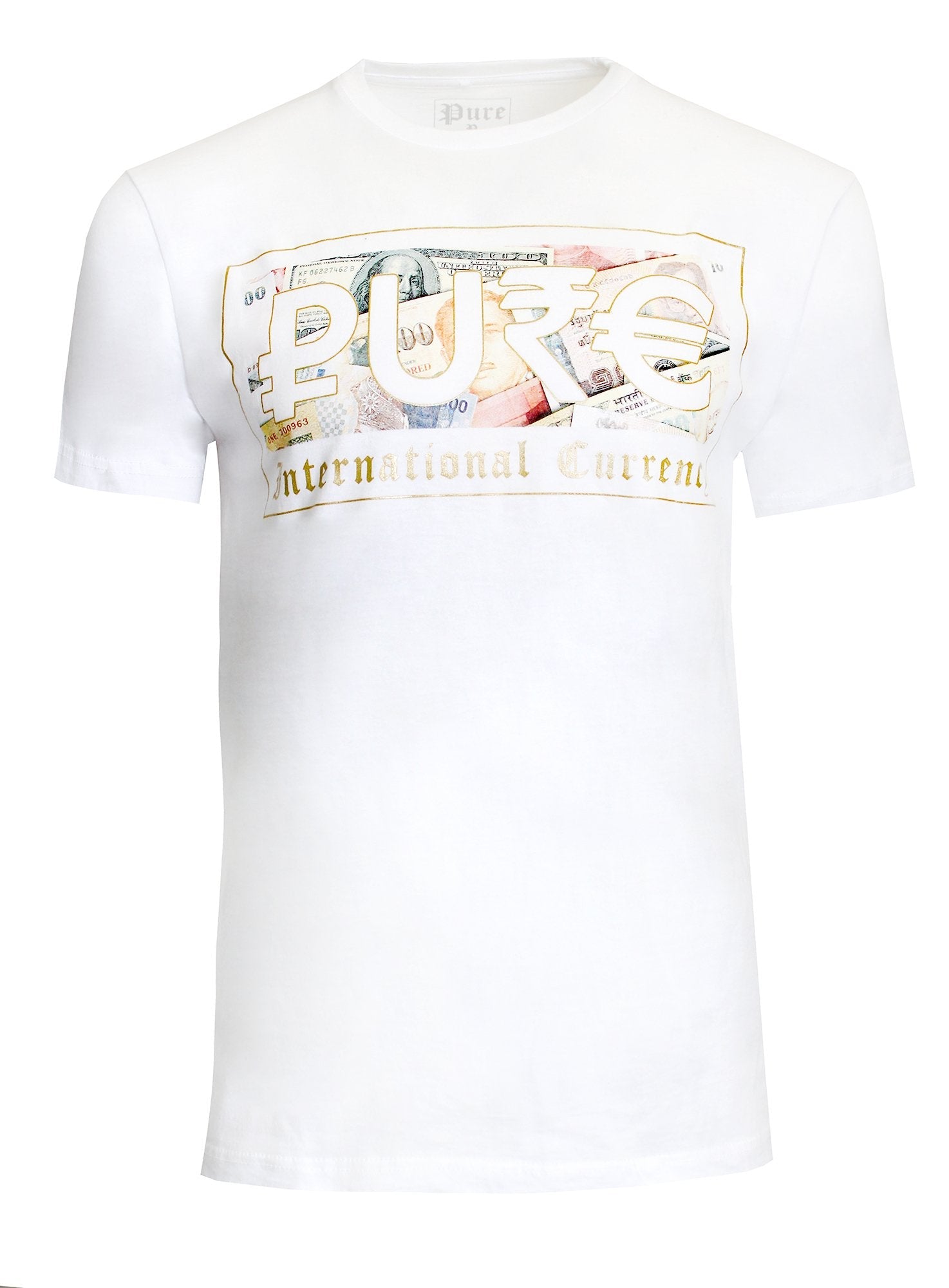 International Currency White Tee