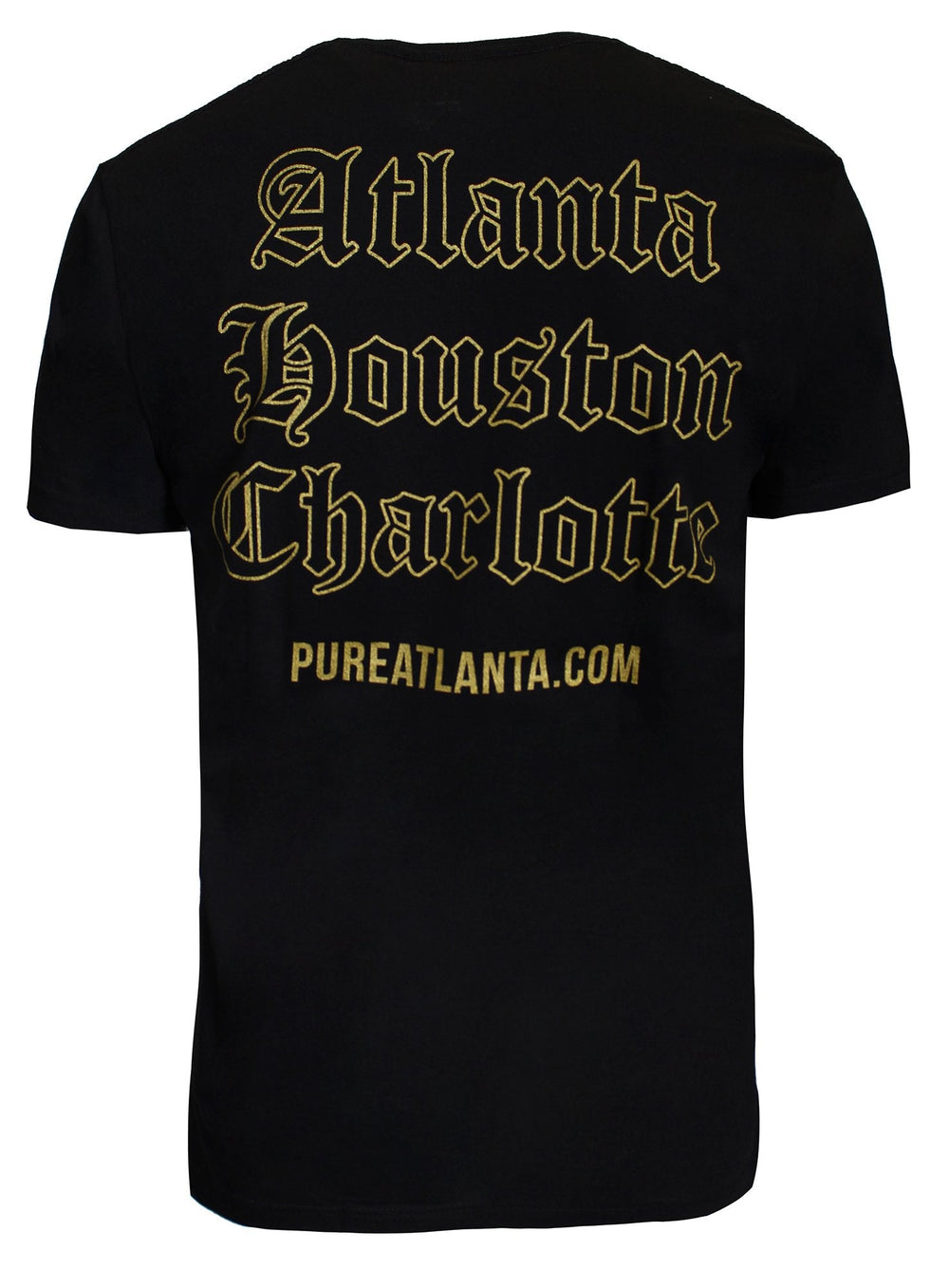 Pure International Currency Black Tee in black – view 3 of 3