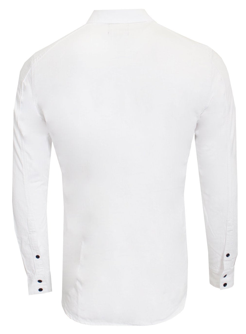 Landoh Shirt L/S Denim|White