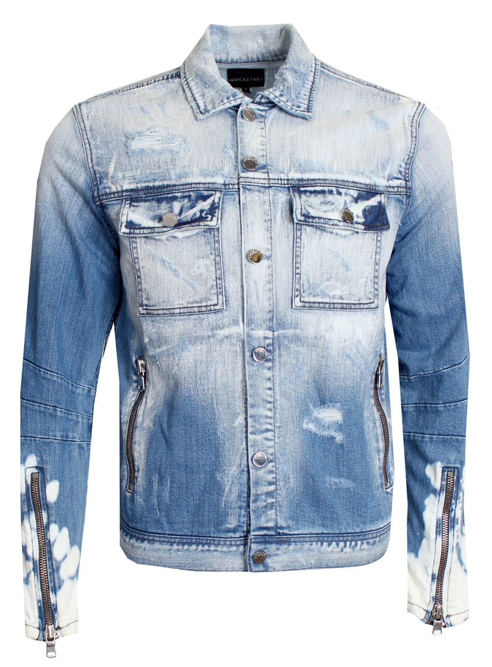 Rockstar Original Evo Denim Jacket in blue – view 1 of 5
