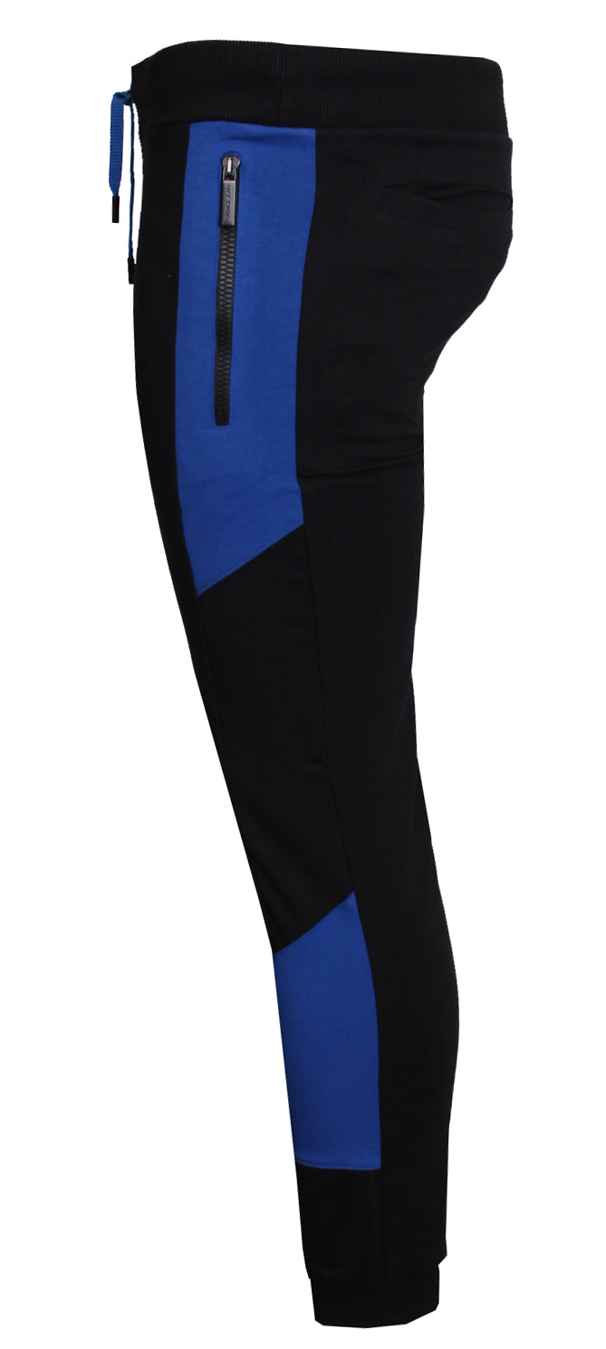 Versace Jeans Fleece Light Stretch Jacket in black and blue – view 5 of 8