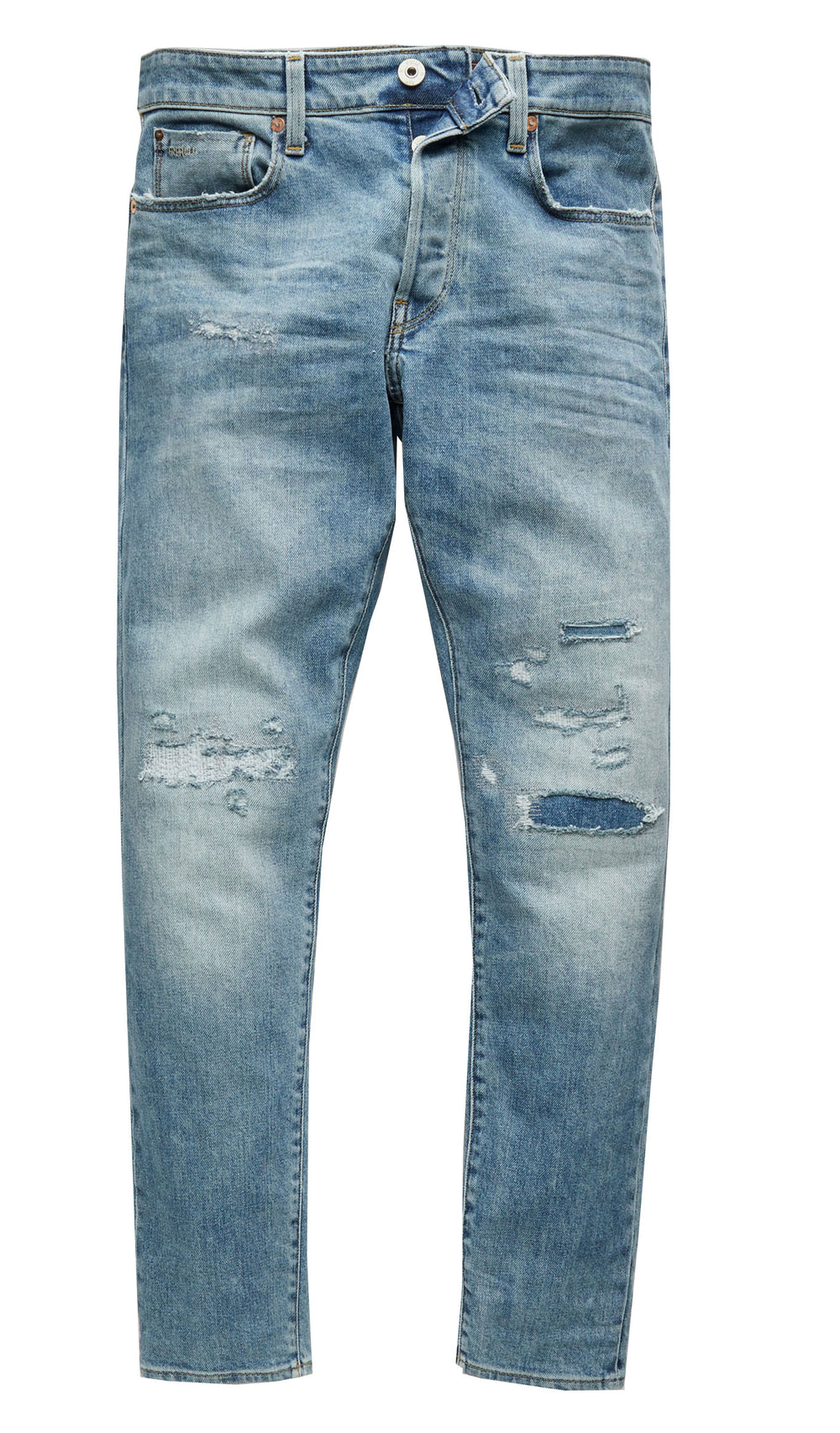 G-Star RAW 3301 Slim Japanese Denim in light blue – view 1 of 3