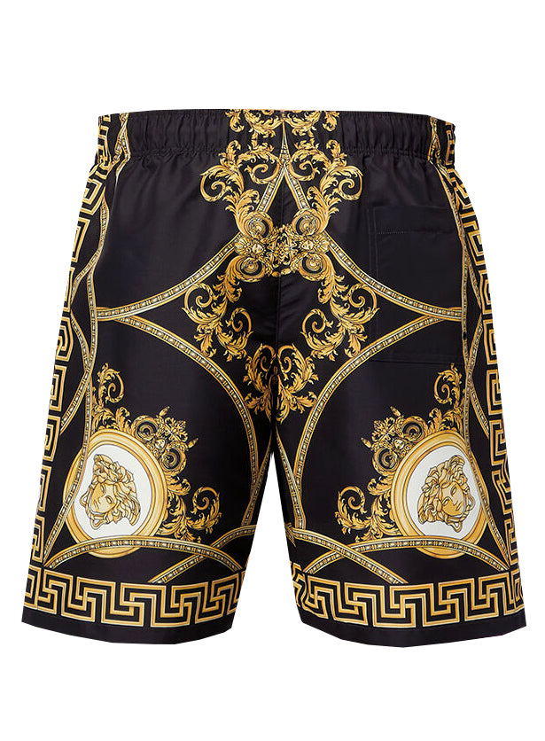 Versace swim shorts-black/gold