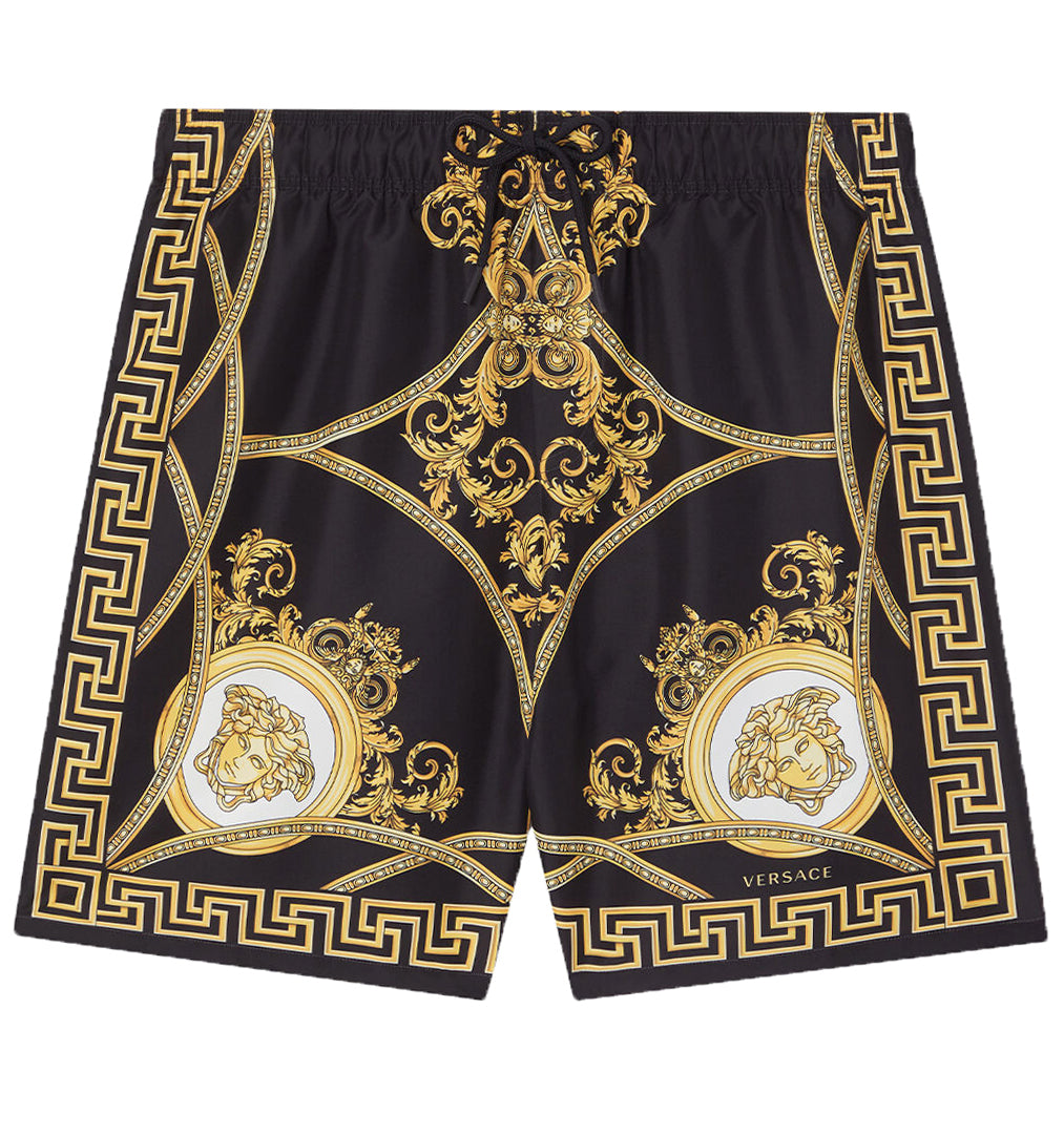 Versace swim shorts-black/gold