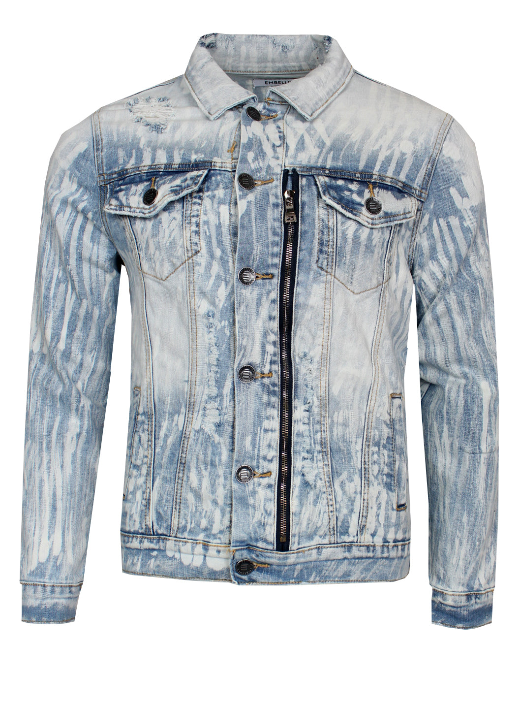 Peterson Jacket | Light Blue Bleach