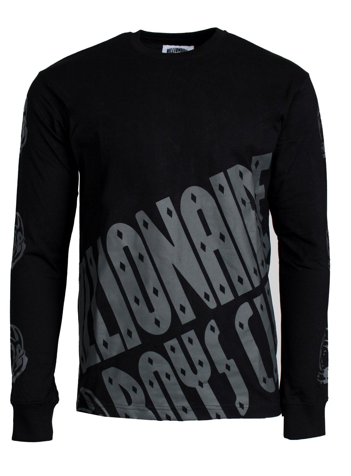 Billionaire Boys Club Men's BBC Crossfit Long Sleeve Crewneck Knit-Black