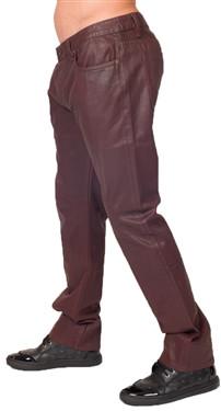 Cult of Individuality Heritage Straight Jeans in brick red – view 2 of 5