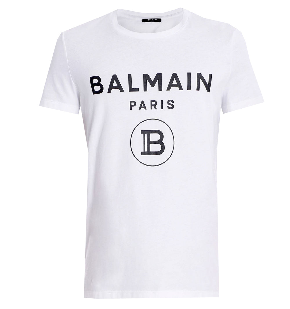 SS Logo Tee W/ B - White