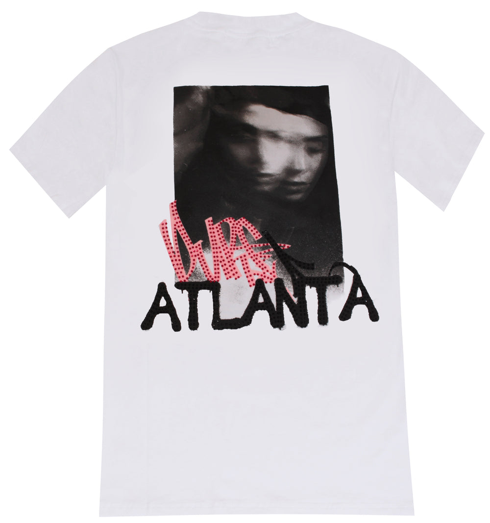 Pure Portrait Diamond Tee in white – view 4 of 6
