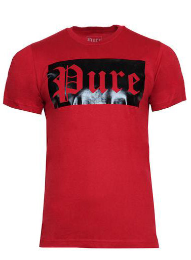 Pure Block Tee in Red/Black – view 1 of 1