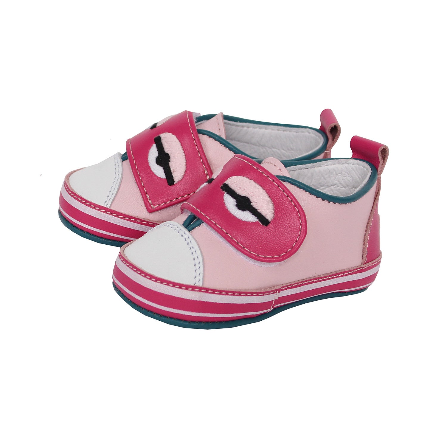 Baby Girl Monster Eye Shoes(PINK)