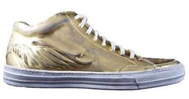 Robin's Jean Mid-Top Wing Shoes (Gold)