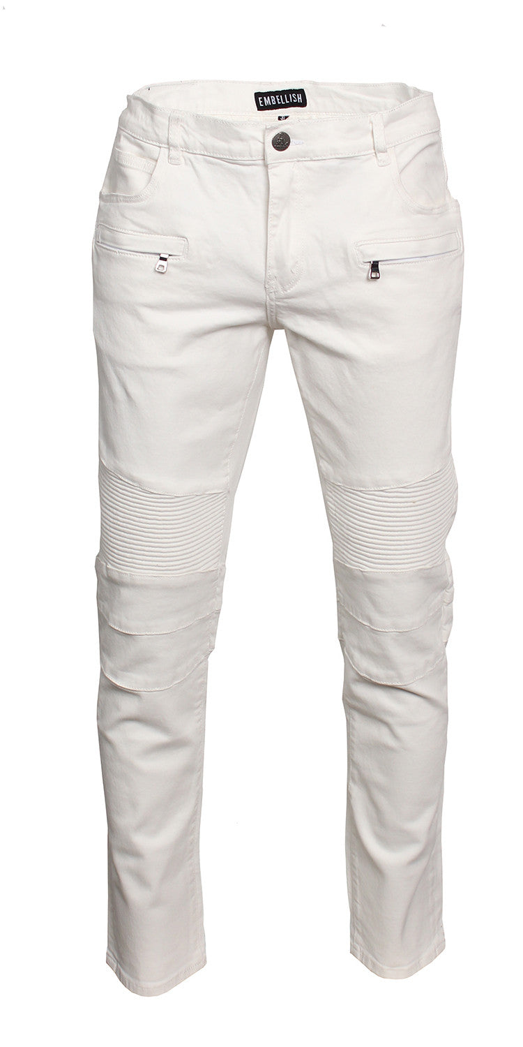 Embellish Men's Spencer Denim in white – view 3 of 3