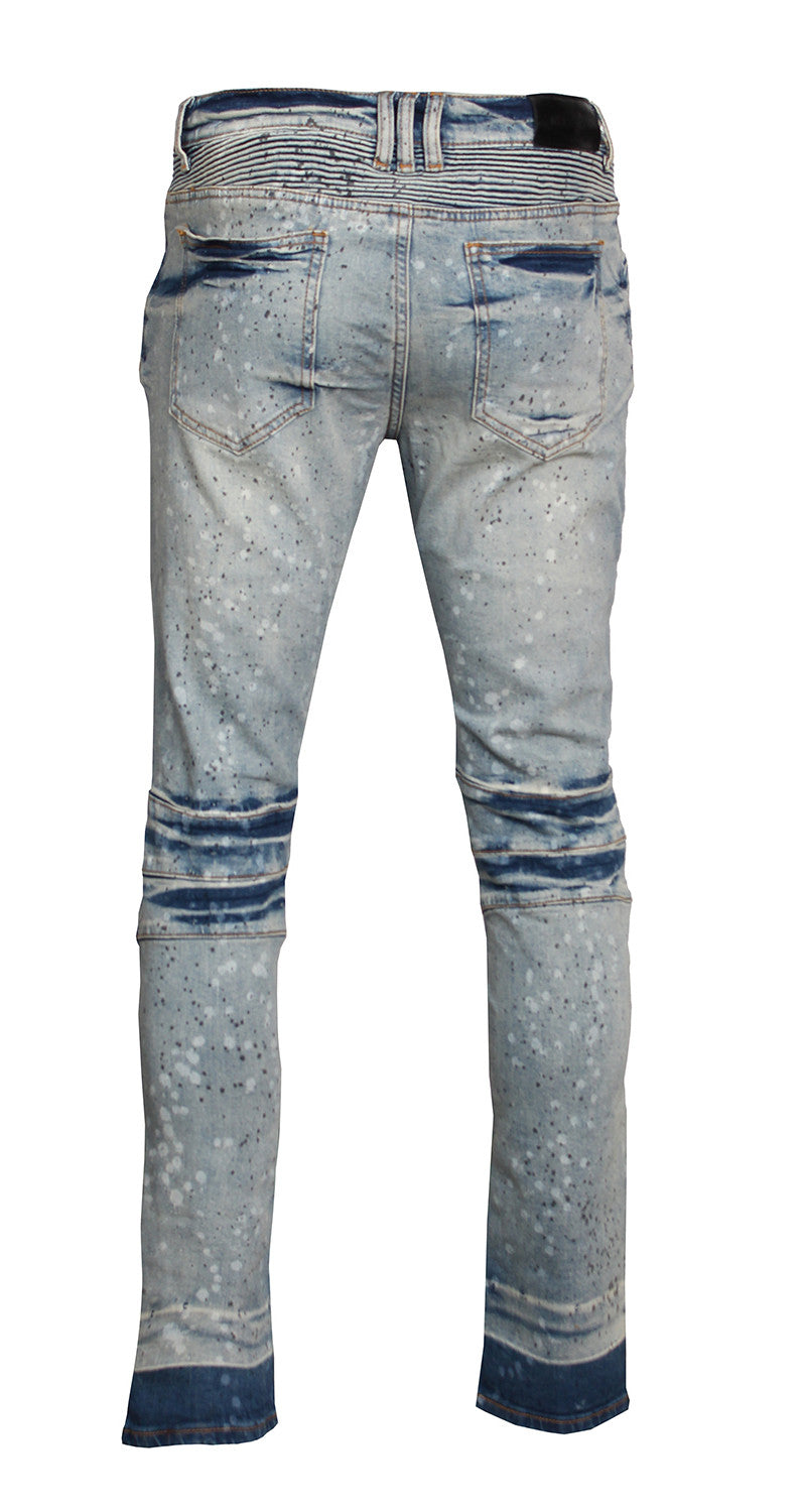 Men's George Biker Denim-Blue