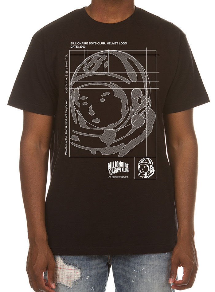 BB BLUEPRINT SS TEE - BLACK