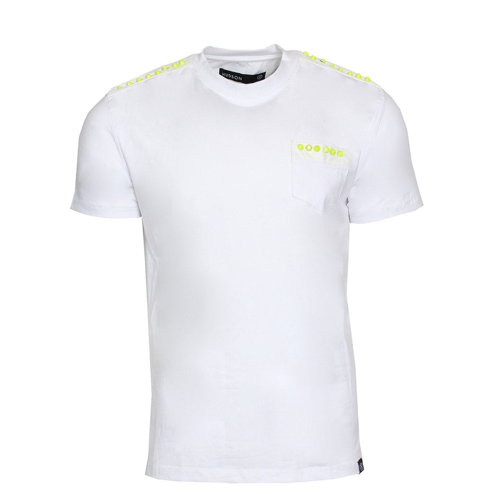 Lime Green Studed (WHITE)