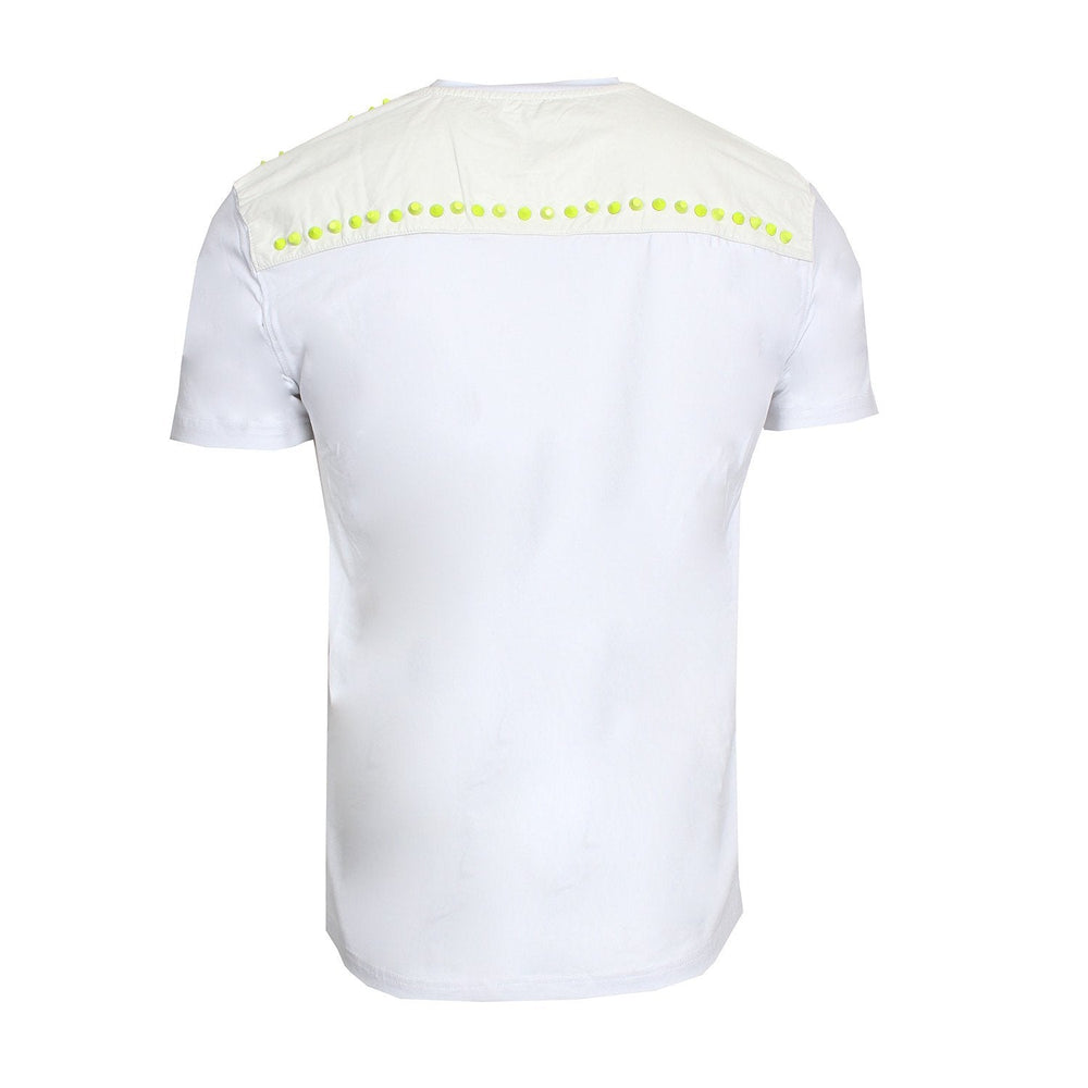 Lime Green Studed (WHITE)