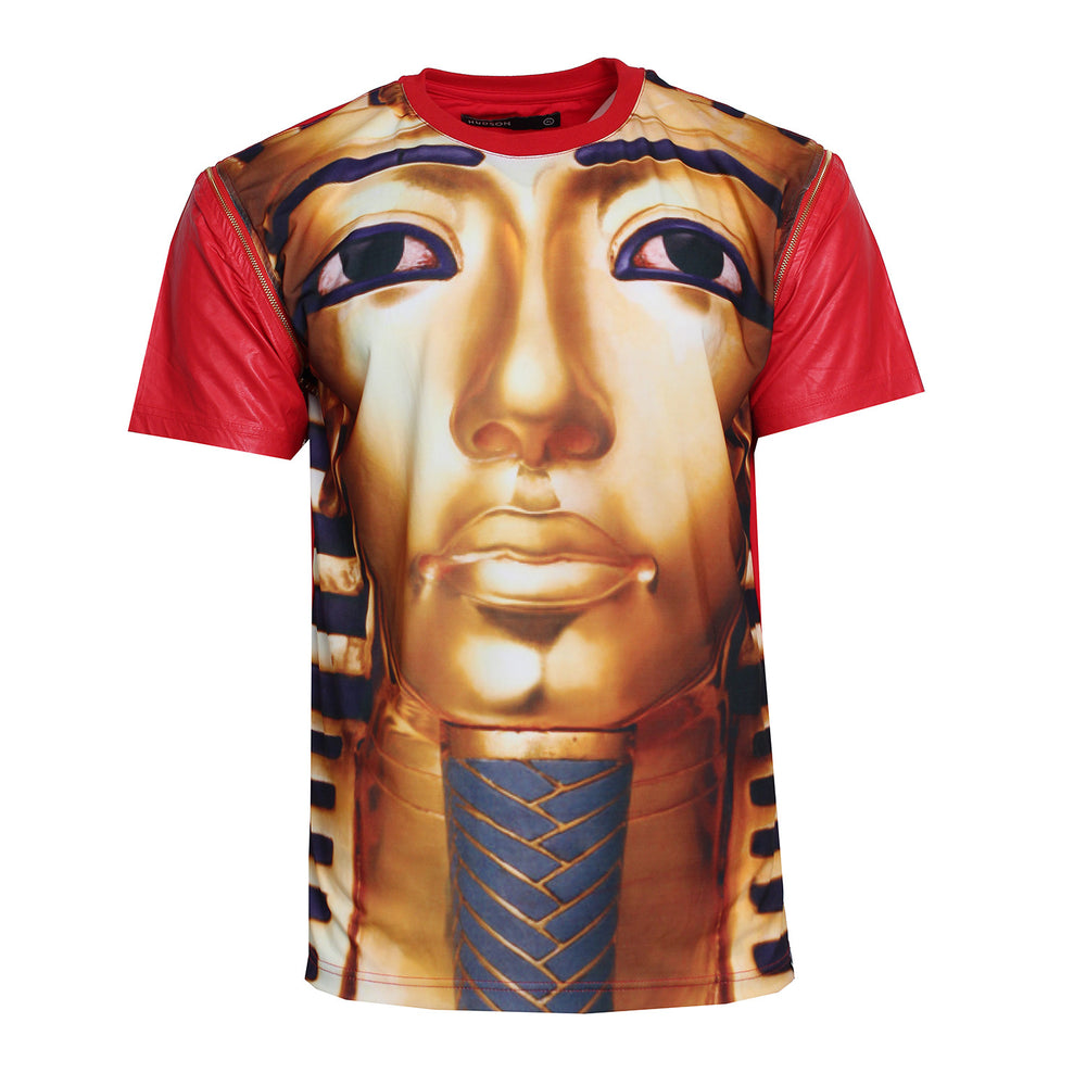 Hudson Pharoah Face tee in red