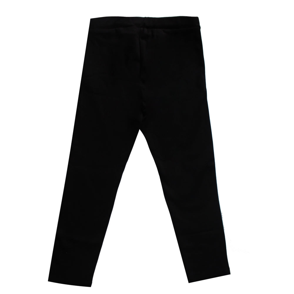 Moschino Girls Leggings Leopard Font in black – view 2 of 3