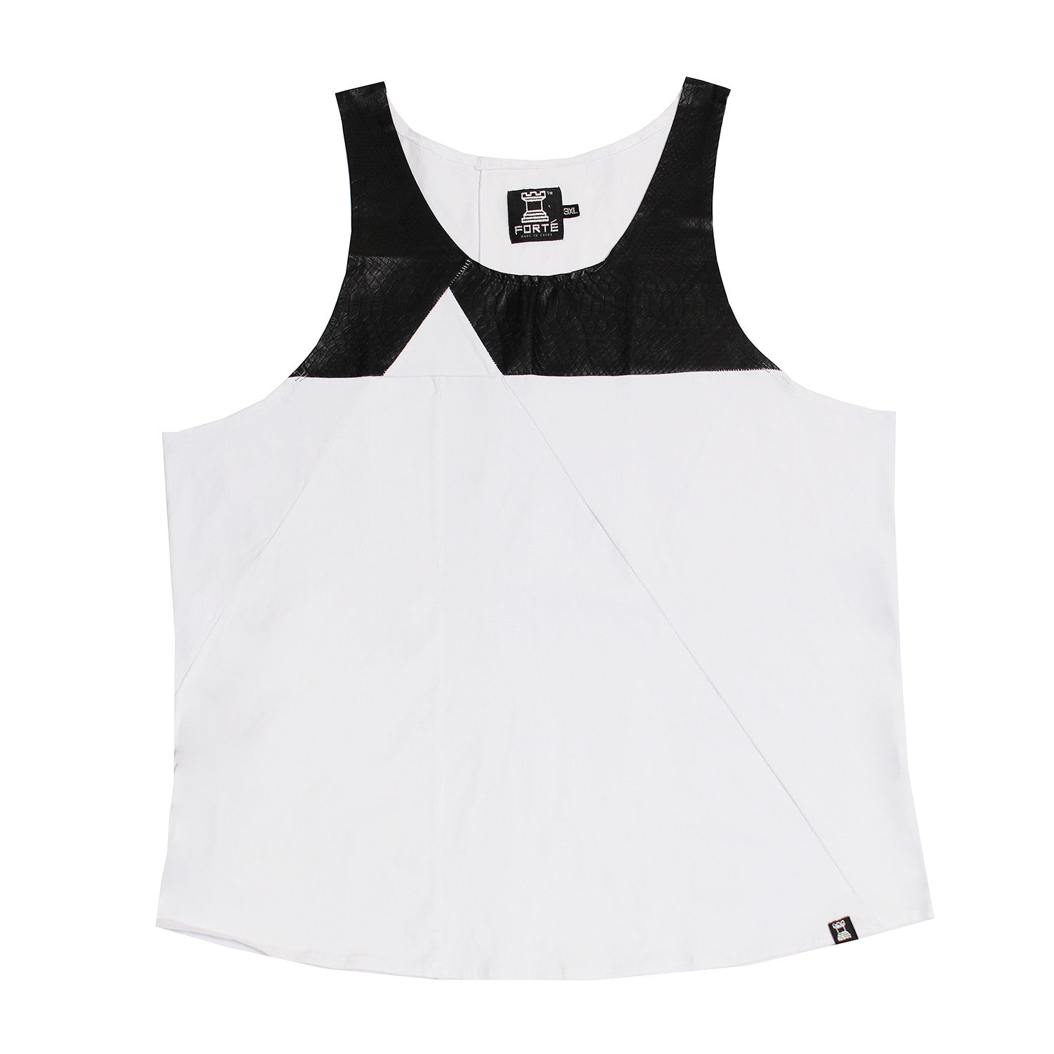 Forte Tank Top (WHITE/BLK)
