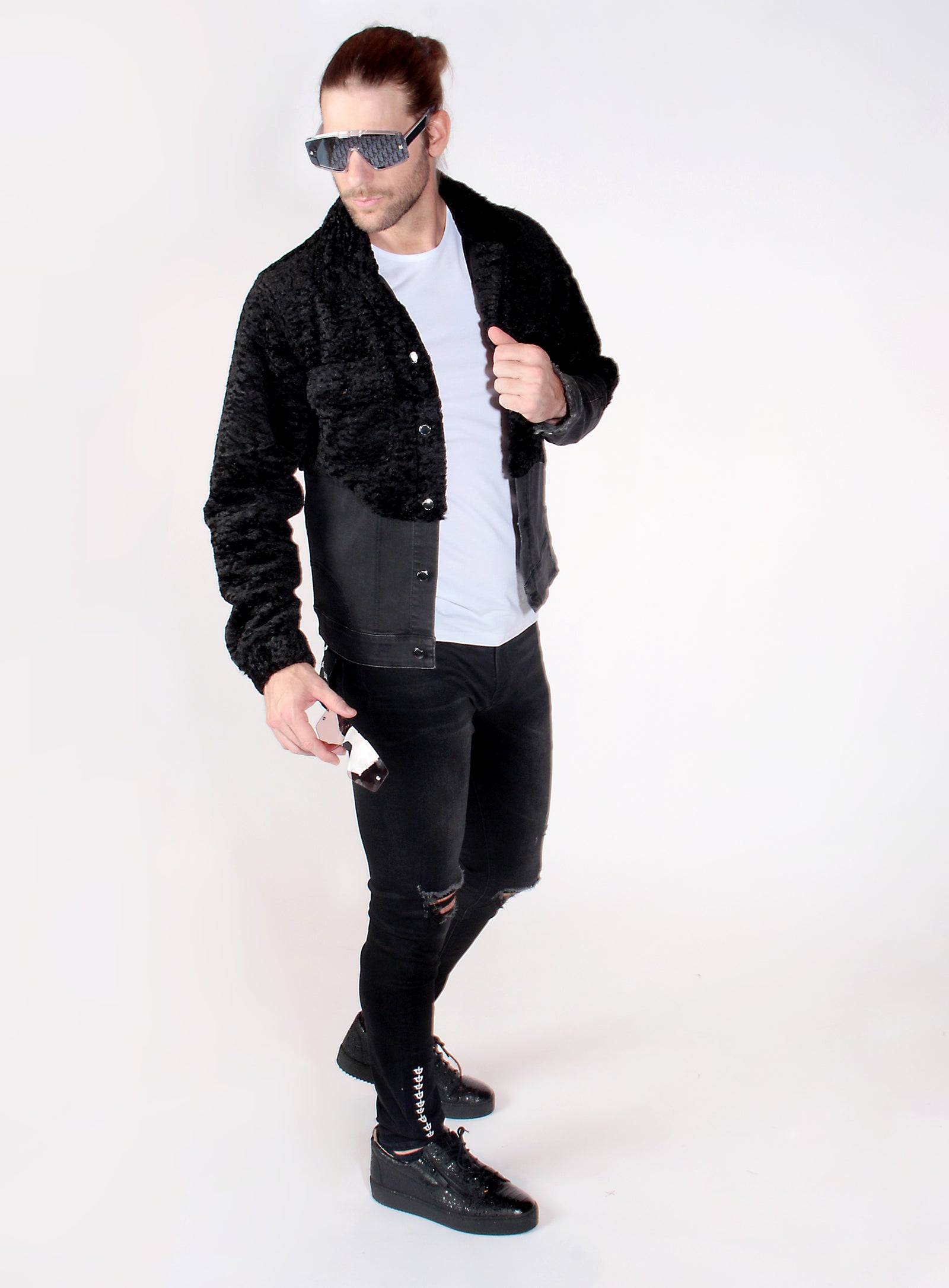 Dead Than Cool D Logo Jean in black – view 7 of 8