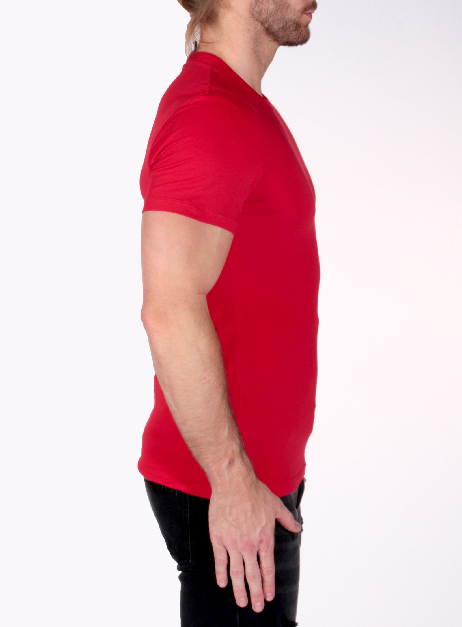 Versace Logo T-Shirt in Red – view 2 of 4