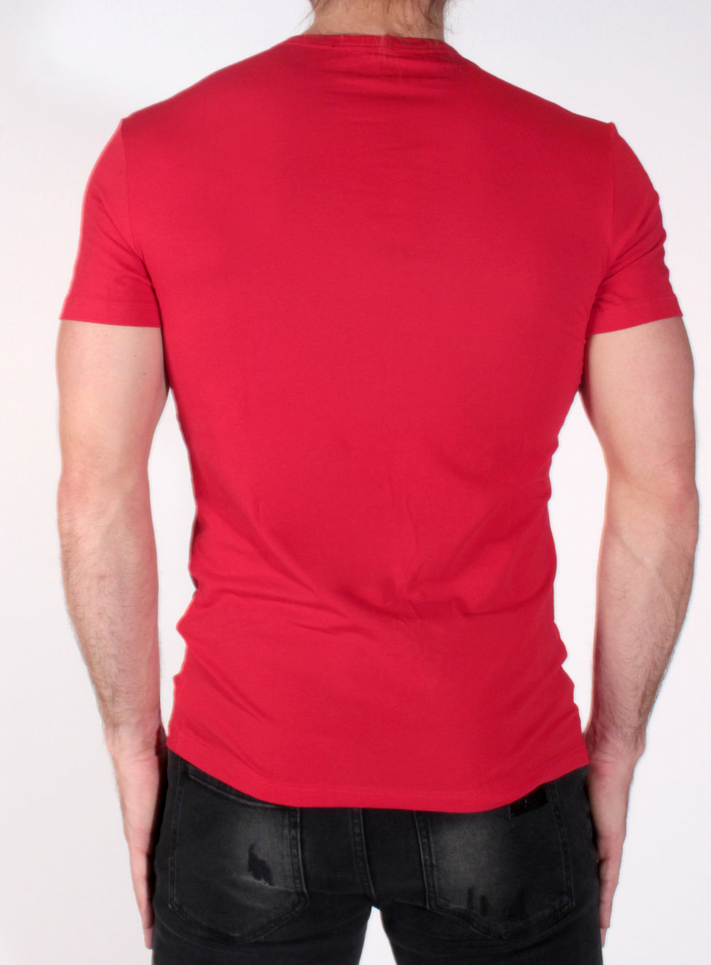 Versace Logo T-Shirt in Red – view 3 of 4