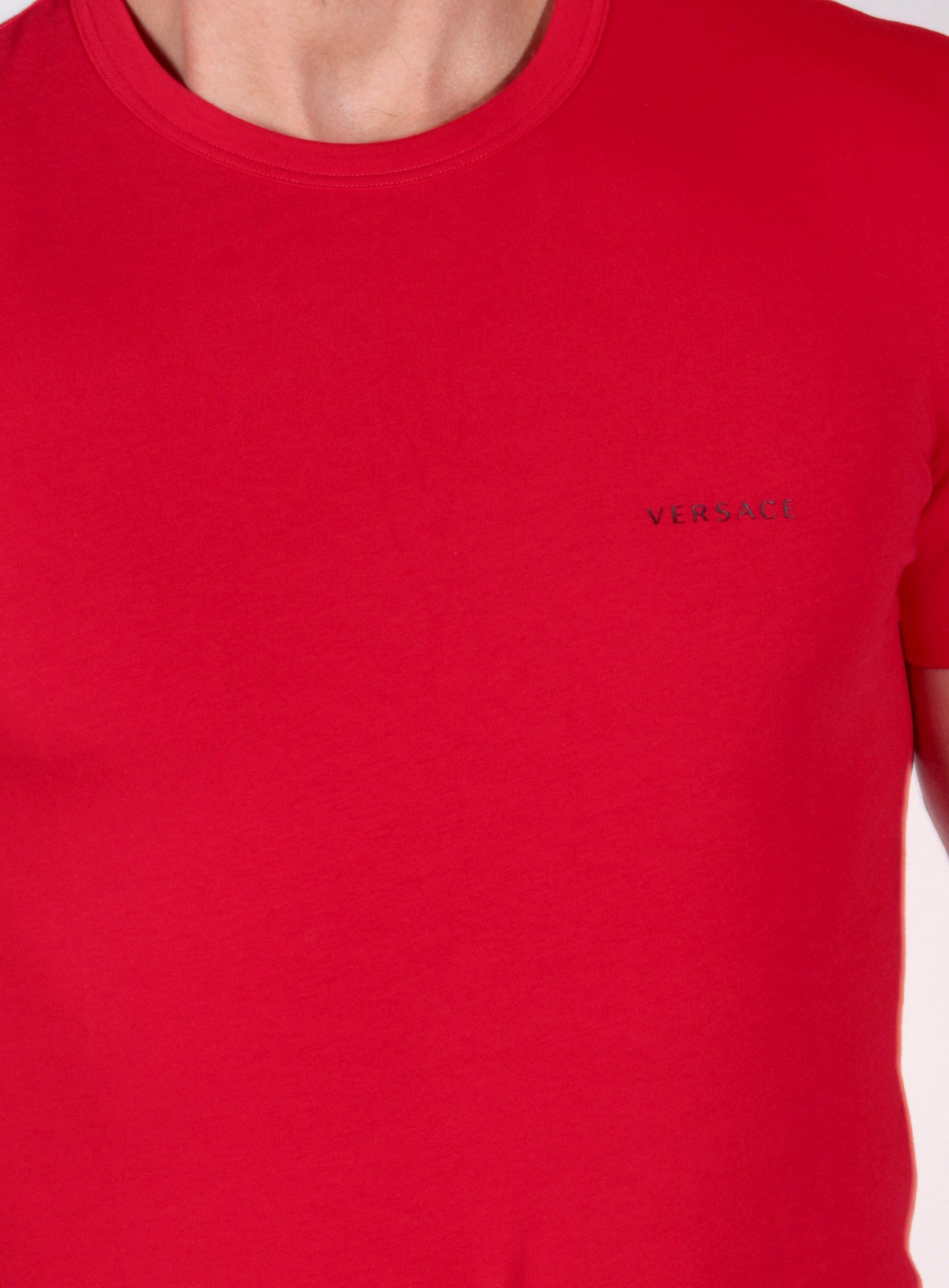 Versace Logo T-Shirt in Red – view 4 of 4