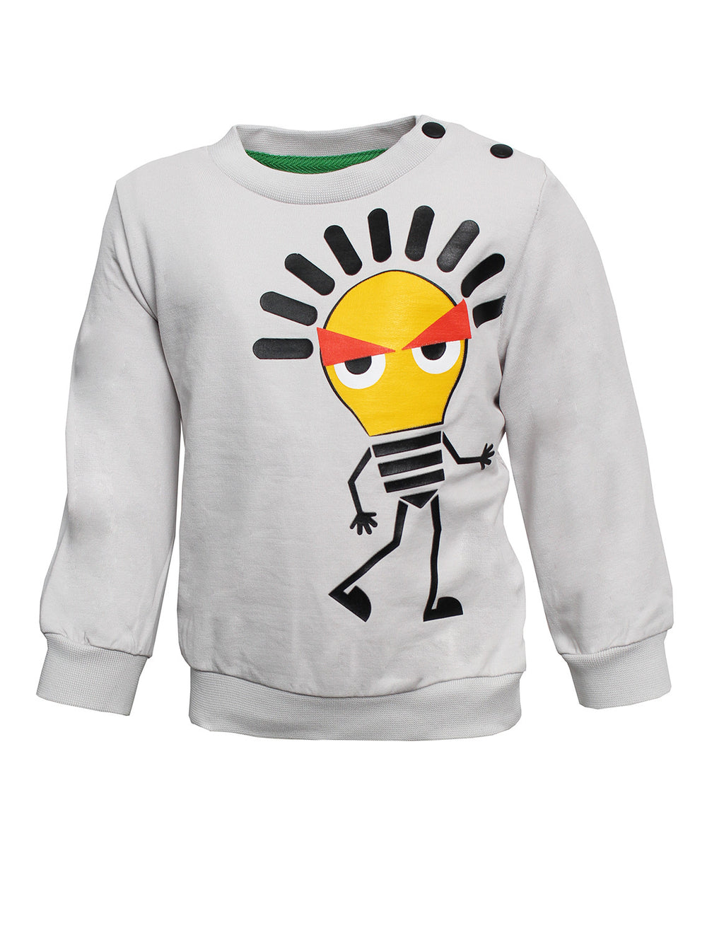 Baby Lightbulb Graphic Joggers (GREY)