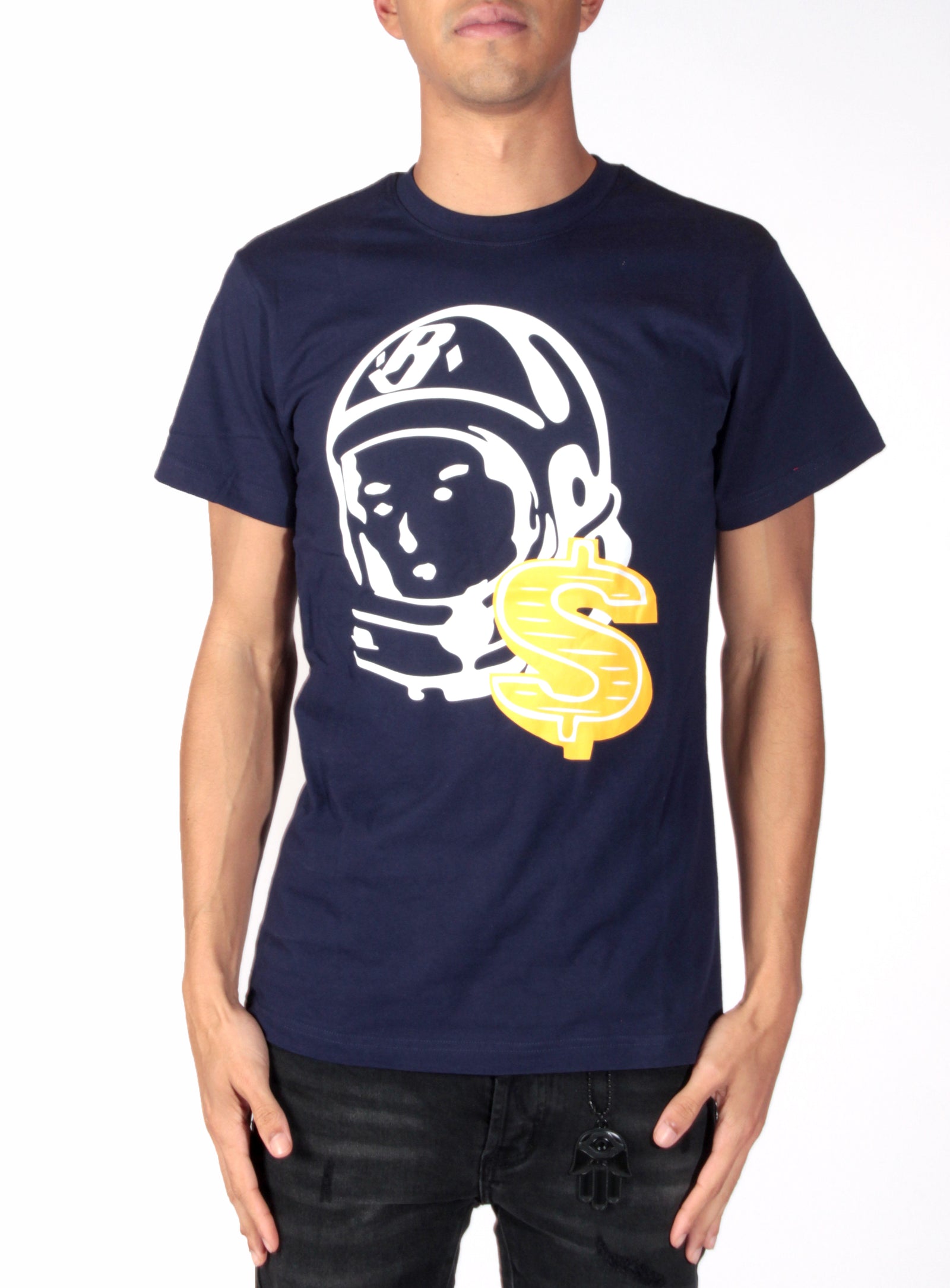 Billionaire Boys Club BB Dollar SS Tee in Evening Blue – view 1 of 3