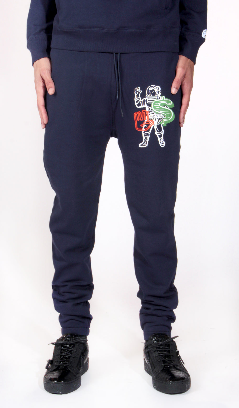 Billionaire Boys Club BB Cycle Sweatpant in Evening Blue – view 1 of 7