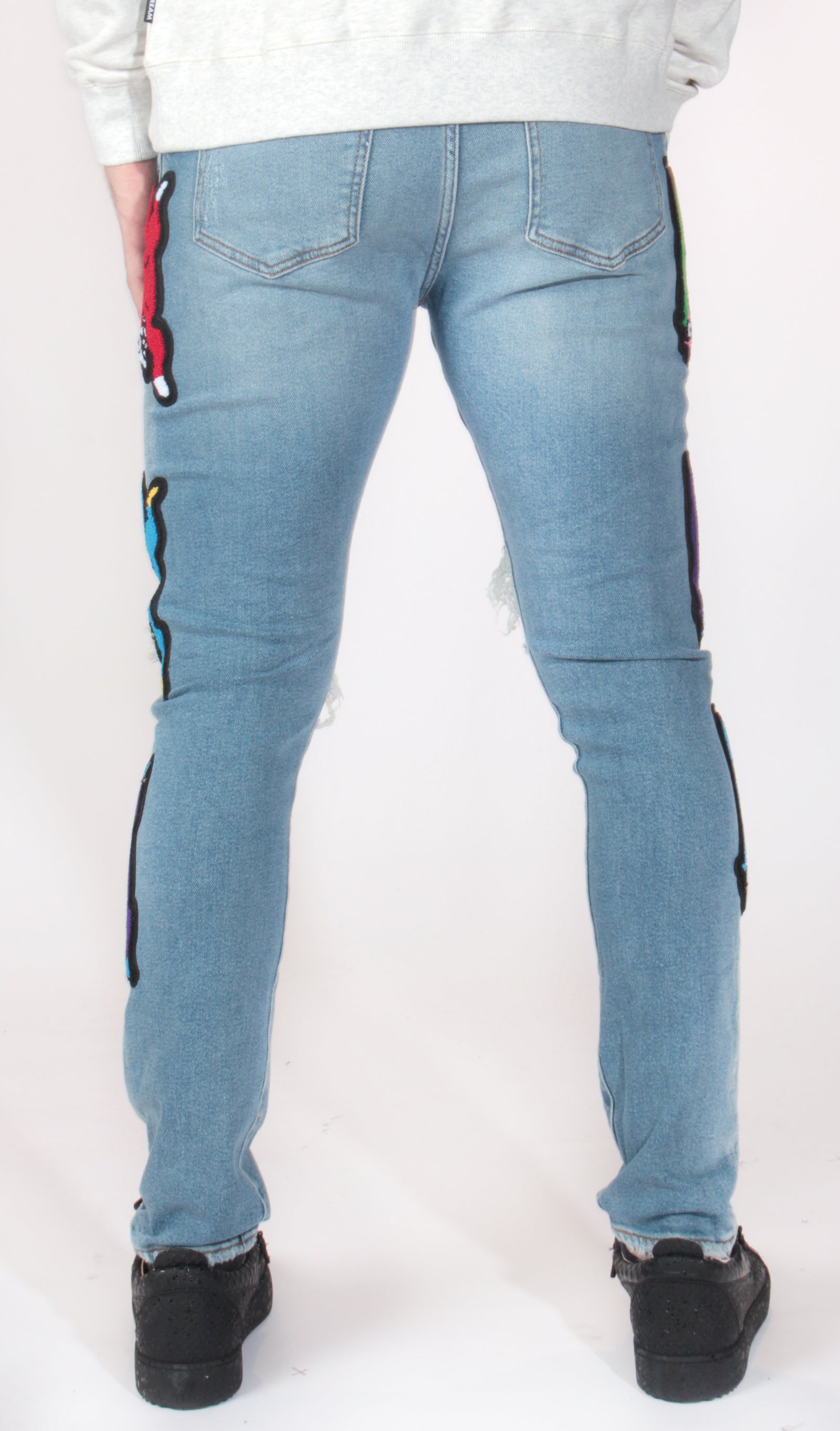 Icecream Bill Breaker Jean in medium wash blue – view 2 of 3