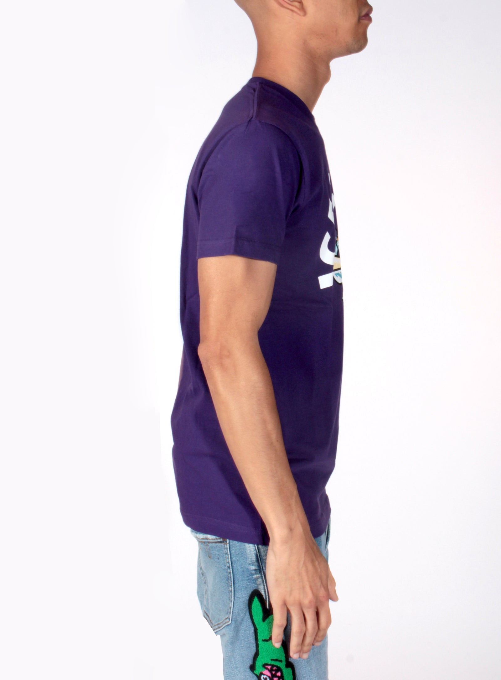 Icecream Diamond Split SS Tee - Acai – view 2 of 3