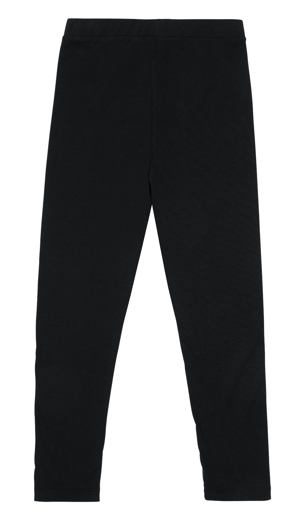 Girls Leggings With Rhinestones - Black