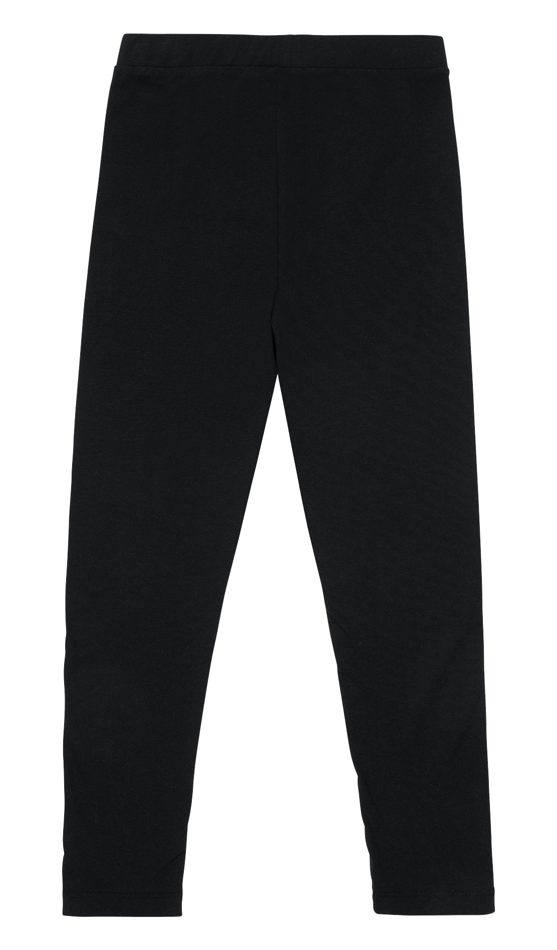 Girls Leggings With Rhinestones - Black