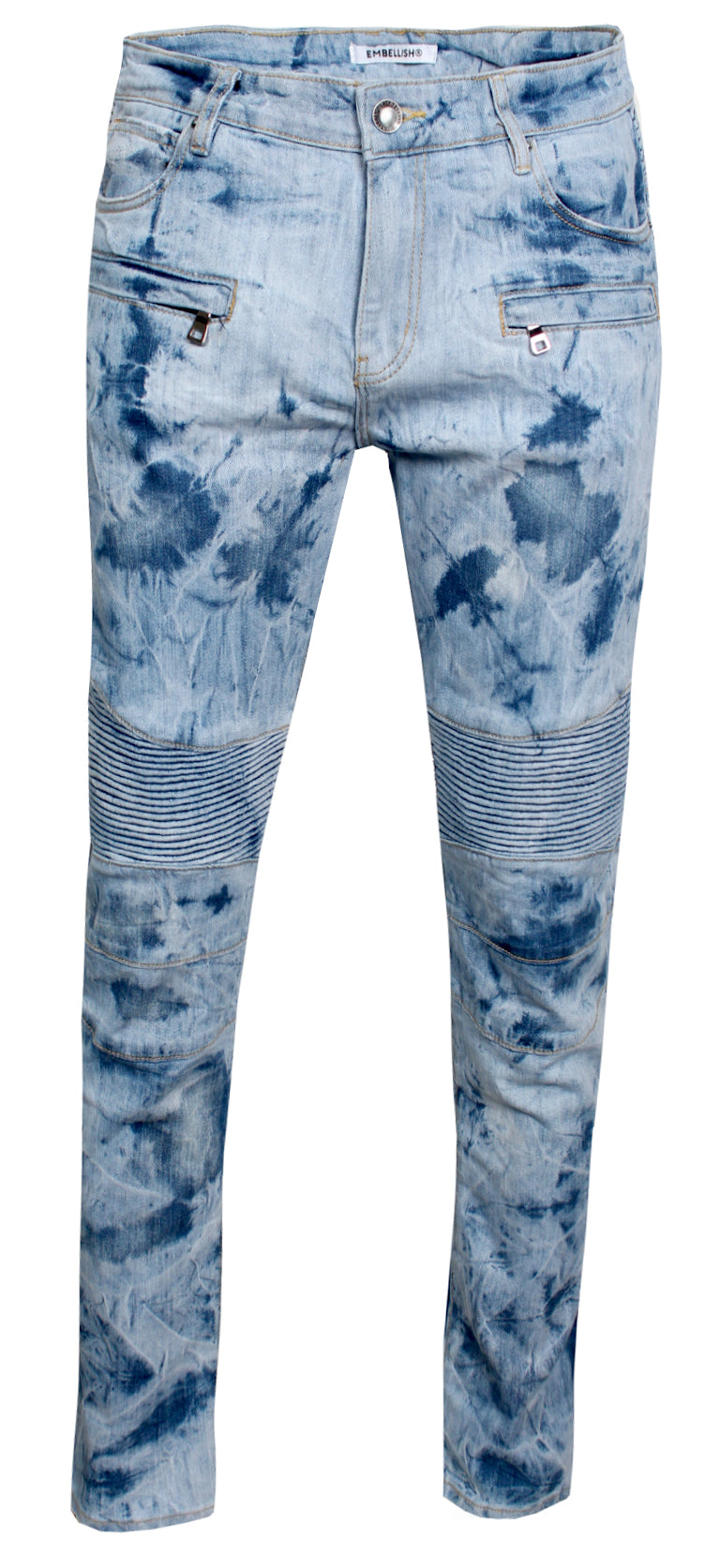 Embellish Men's Matthew Biker Denim - Blue – view 3 of 3