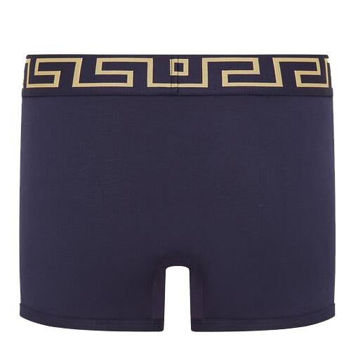 Greca Border Boxers - Navy