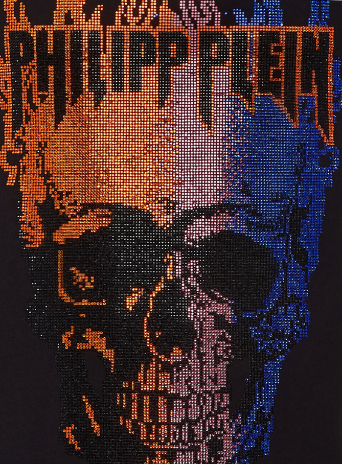 Philipp Plein Men's Frame Tee in black – view 2 of 3
