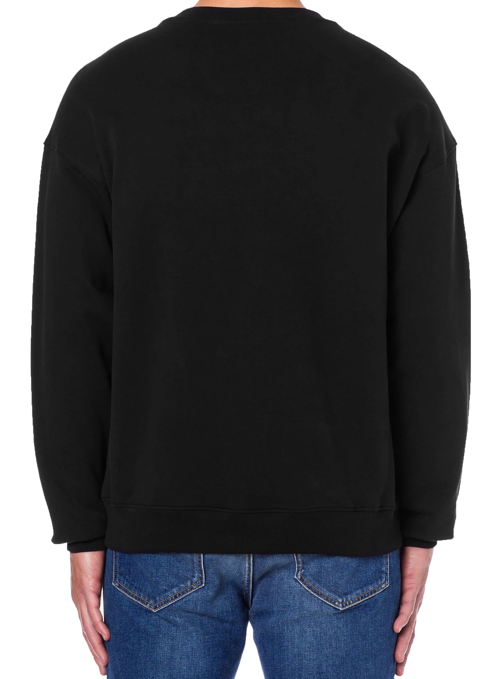 Moschino Sweatshirt with logo- BLACK