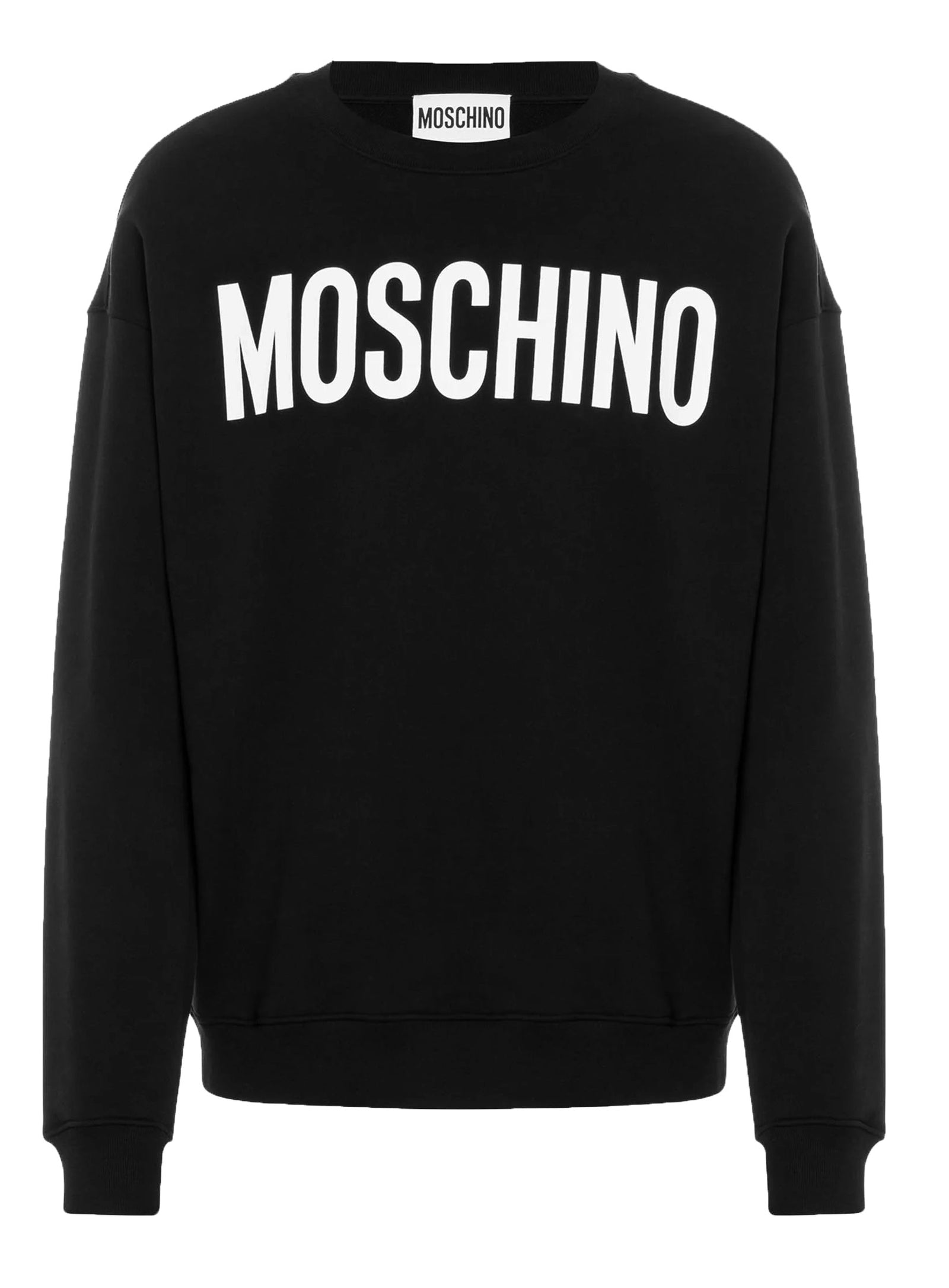 Moschino Sweatshirt with logo- BLACK