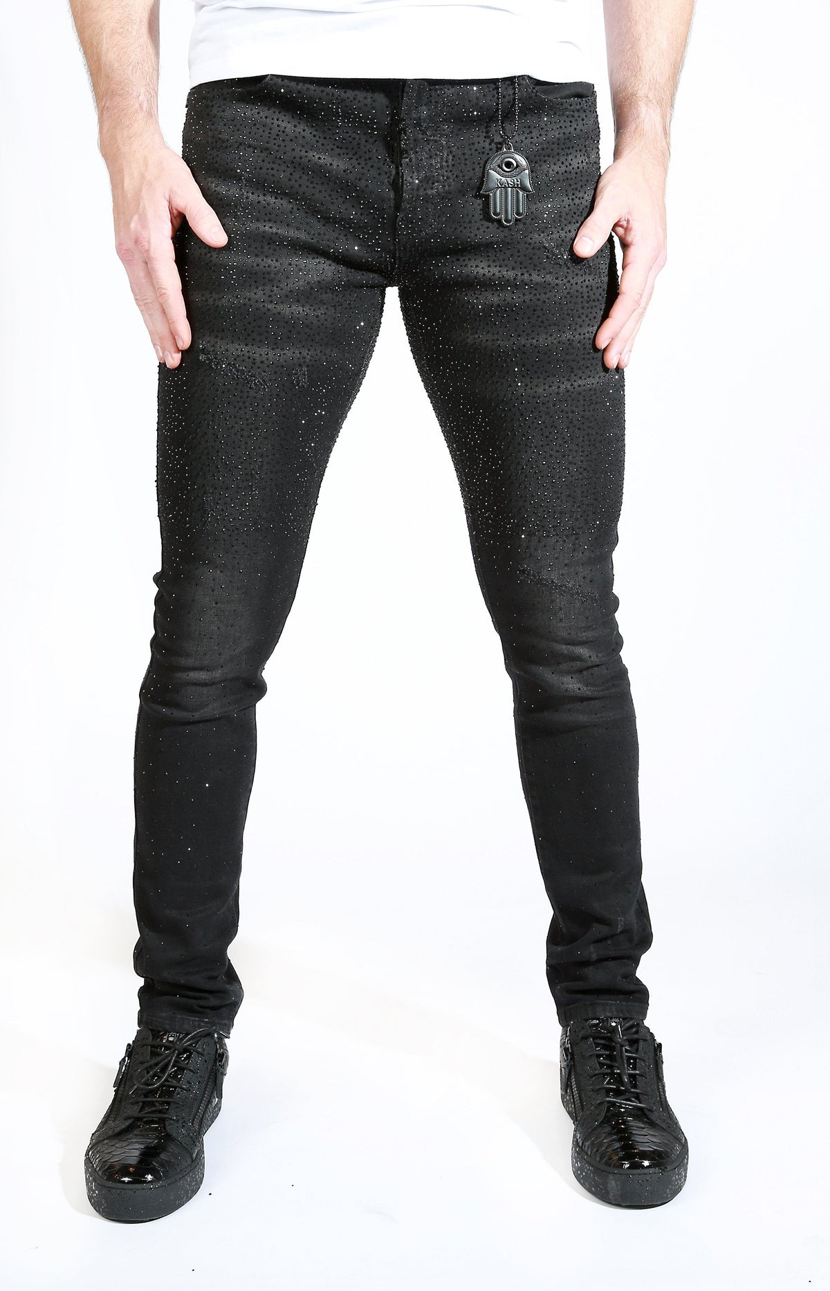 Kash Diamond Jeans - Black