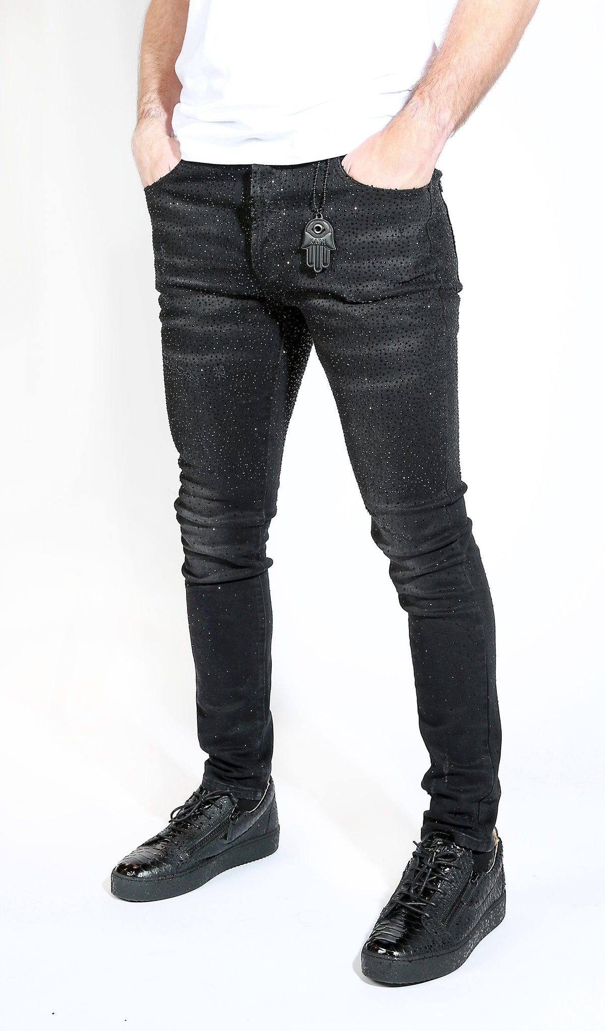 Kash Diamond Jeans - Black