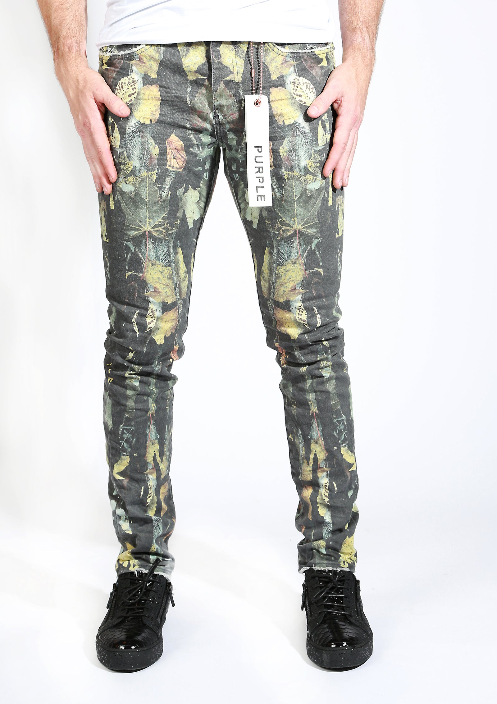 Purple Brand Washed Camo Black Drip – view 1 of 4